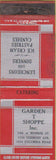 Matchbook Cover - Garden T Shoppe WEAR