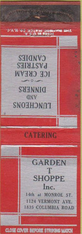 Matchbook Cover - Garden T Shoppe WEAR