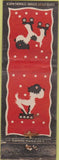 Matchbook Cover - Dog On Roller Skates Colgate Studios WORN