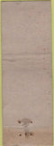 Matchbook Cover - Dog On Roller Skates Colgate Studios WORN