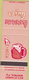 Matchbook Cover - Tavern Auger Montreal