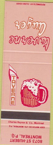 Matchbook Cover - Tavern Auger Montreal