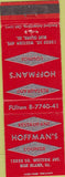 Matchbook Cover - Hoffman's Restaurant Blue Island IL