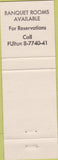 Matchbook Cover - Hoffman's Restaurant Blue Island IL