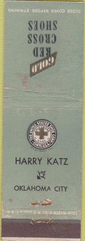 Matchbook Cover - Red Cross Shoes Oklahoma City OK