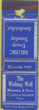 Matchbook Cover - Wishing Well NO TOWN WORN