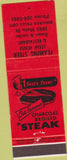 Matchbook Cover - Flaming Steer Steaks Niagara Falls ON