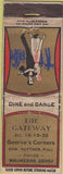 Matchbook Cover - Knop Oil gas Ellinwood Great Bend KS WORN