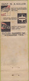Matchbook Cover - Cutler Hammer Motor Control Milwaukee WI