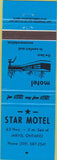 Matchbook Cover - Star Motel Jarvis ON