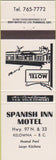 Matchbook Cover - Spanish Inn Motel Kelowna BC
