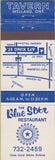 Matchbook Cover - Blue Star Restaurant Welland ON