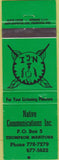 Matchbook Cover - Native Communcations Thompson Manitoba