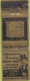 Matchbook Cover - Count Used Cars WORN