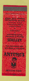 Matchbook Cover - Arturo's Mexican Food Fullerton CA