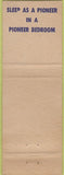 Matchbook Cover - Brookville Hotel Central KS WEAr