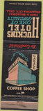Matchbook Cover - Huckins Hotel Oklahoma City OK