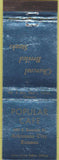 Matchbook Cover - Popular Cafe Arkansas City KS