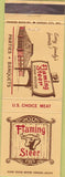 Matchbook Cover - Flaming Steer Steaks Kansas City?