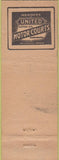 Matchbook Cover - Brick Tourist Courts Caldwell KS WORN Advance