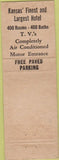 Matchbook Cover - Broadview Hotel Wichita KS