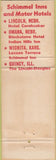 Matchbook Cover - Lassen Terrace Motor Hotel Wichita KS STAINED