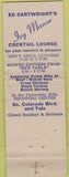 Matchbook Cover - Ivy Manor Denver CO