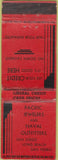 Matchbook Cover - Pacific Jewelers Naval uniforms San Diego Long Beach CA