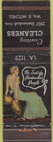 Matchbook Cover - Courtesy Cleaners girlie WEAR