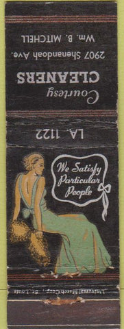 Matchbook Cover - Courtesy Cleaners girlie WEAR