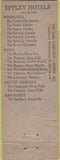 Matchbook Cover - Hotel Fontenelle Omaha NE WEAR