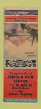 Matchbook Cover - Lincoln View Service Abbotstown WORN