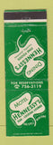 Matchbook Cover - Motel Hennessy's Kalipsell MT
