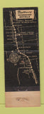 Matchbook Cover - Fred Harvey Alvarado Hotel Albuquerque NM WEAR