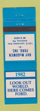 Matchbook Cover - 1982 Ford Ray McGowen Ardmore PA
