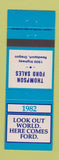 Matchbook Cover - 1982 Ford Thompson Reedsport OR