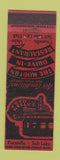 Matchbook Cover - Fred & Kelly's BBQ Pocatello ID Salt Lake City UT