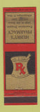 Matchbook Cover - Henry's Drug Albuquerque NM WEAR