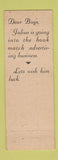 Matchbook Cover - Julius King Testimonial Lunch 1941 Matchbook Dealer