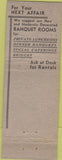 Matchbook Cover - State House Restaurant Philadelphia PA