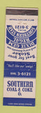 Matchbook Cover - Southern Coal & Coke
