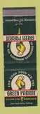 Matchbook Cover - Green Parrot Rochester MN WEAR