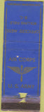 Matchbook Cover - Air Corps Officers' Mess Bolling Field Washignton DC WORN