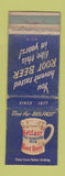 Matchbook Cover - Belfast Root Beer WORN