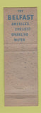 Matchbook Cover - Belfast Root Beer WORN