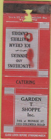 Matchbook Cover - Garden T Shoppe NO TOWN WORN