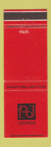 Matchbook Cover - PD Lounge Jamestown NY