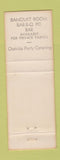 Matchbook Cover - Capri Restaurant Morgan Hill CA