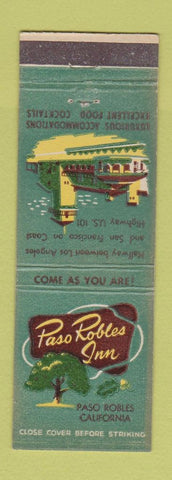 Matchbook Cover - Paso Robles Inn CA