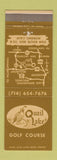 Matchbook Cover - Quail Lake Golf Course Moreno CA